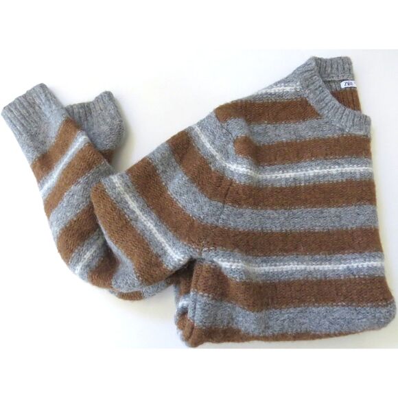 Zara Other - Zara Men's Striped Jacquard Sweater (or Unisex) Wool/Alpaca  Large EUC